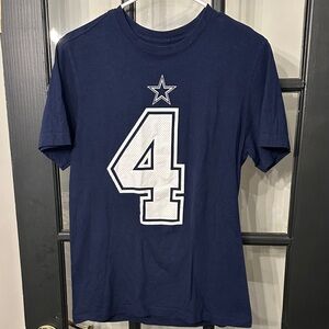 Woman’s Cowboys Navy Graphic T-Shirt